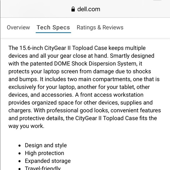 Tarsus Laptop Carrying Case 15.6 inch Black & Grey - Picture 4 of 10